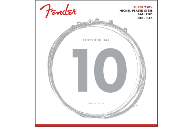 Corzi chitară electrică Fender Super 250R NPS 010-046