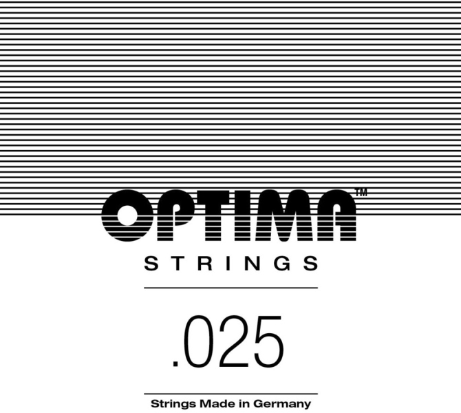 Optima  Chrome strings round wound D4