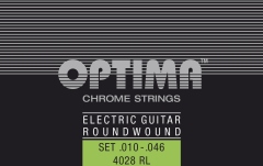 Corzi chitară electrică Optima  Chrome strings round wound E6