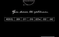 Corzi chitară electrică Optima  Chrome strings round wound Set