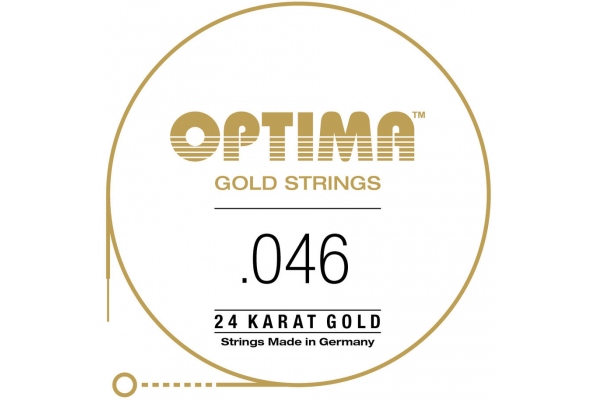 Optima  Gold strings round wound E6 .046w