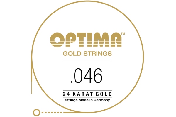 Optima  Gold strings round wound E6 .046w