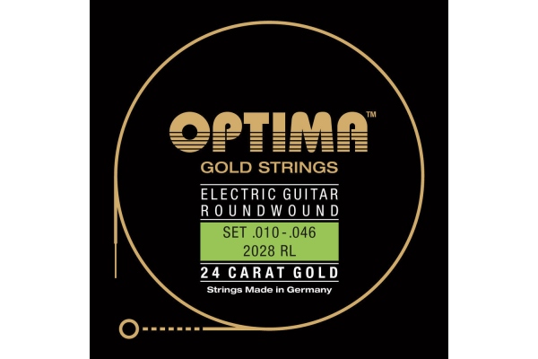 Gold strings round wound Set