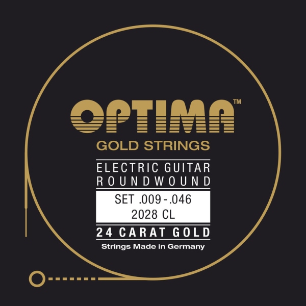 Optima Gold strings round wound Set