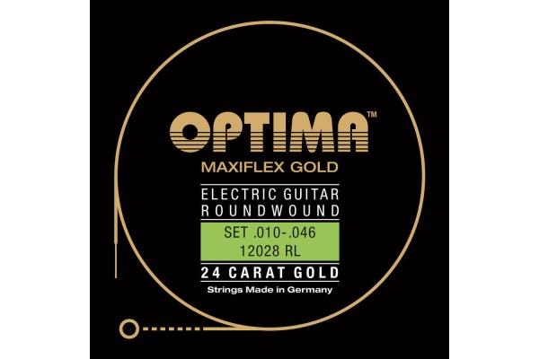 Optima  Gold strings round wound Set