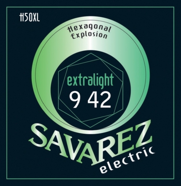 Savarez Corzi chitara electrica Hexagonal Explosion Nickel Ex-Light .009-.042
