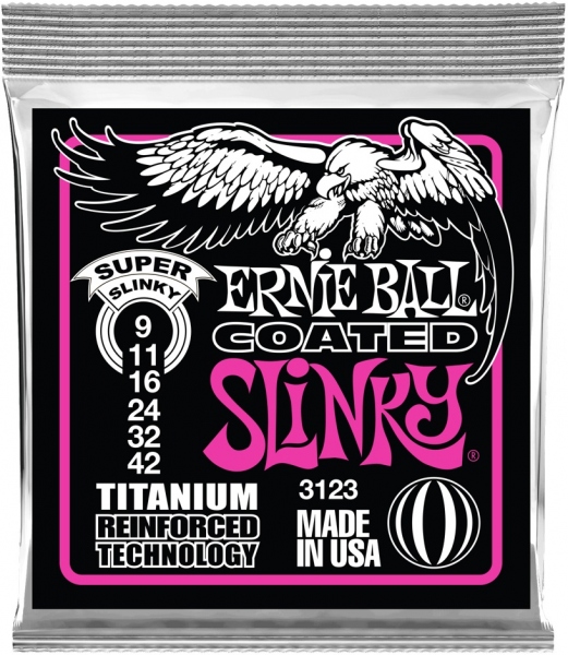 Ernie Ball Coated Super Slinky 3123