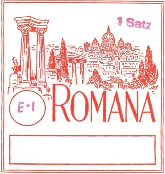 Romana corzi chitara octav Set otel