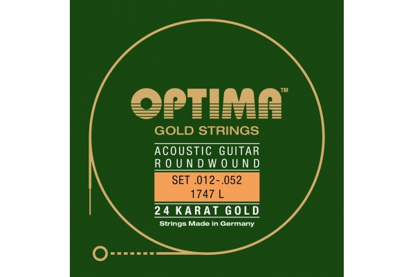 Optima Acoustic Round wound 24K 1747L