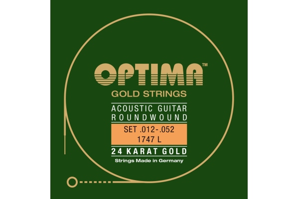 Acoustic Round wound 24K 1747L
