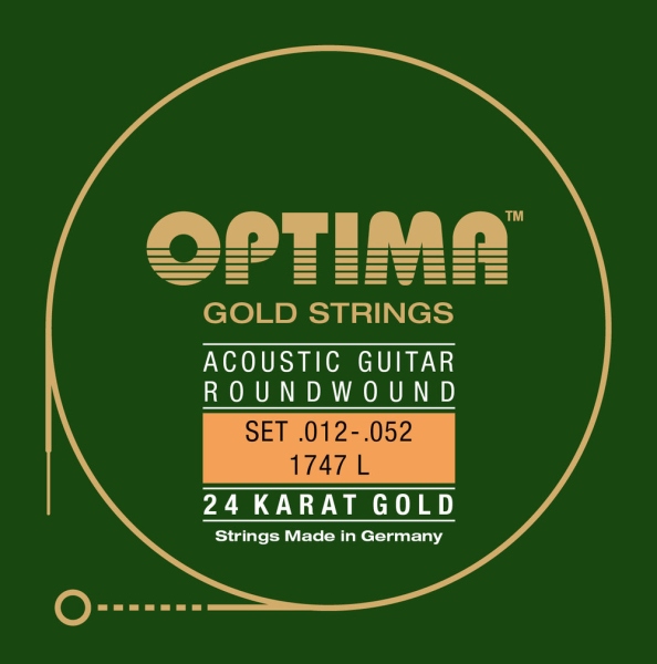 Optima Acoustic Round wound 24K 1747L