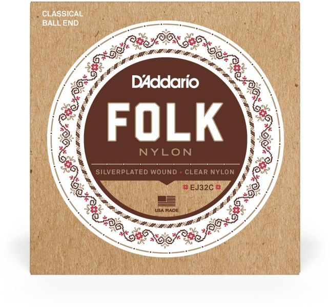 Daddario EJ32C Folk Nylon