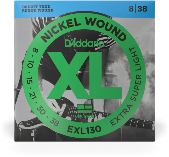 Daddario EXL130 Extra Super Light 08-38