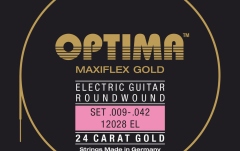 Corzi de chitară electrică Optima Electric Maxiflex Gold 12028EL