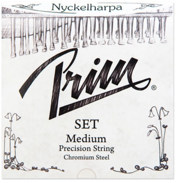Prim	 Corzi Nyckel harpa Chrome steel Set