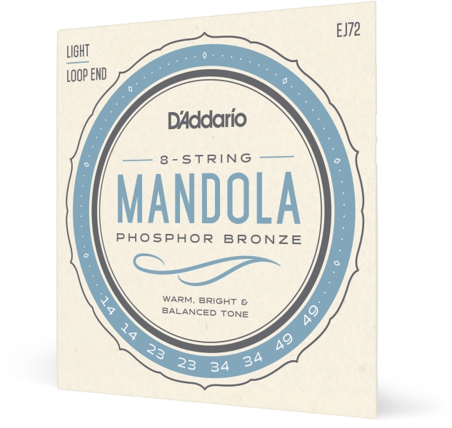 Daddario EJ72 PB Mandola Light 14-49