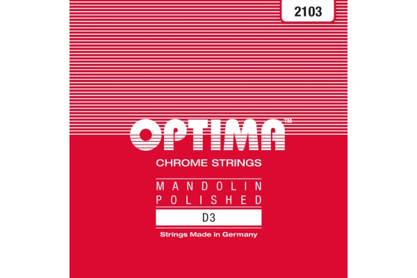 Optima Corzi mandolina Chrome polished D .023w
