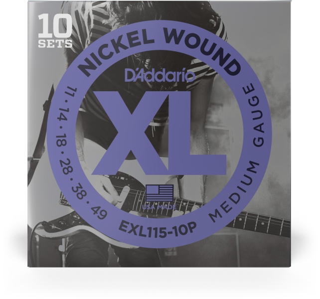 Daddario EXL115-10P Medium 11-49