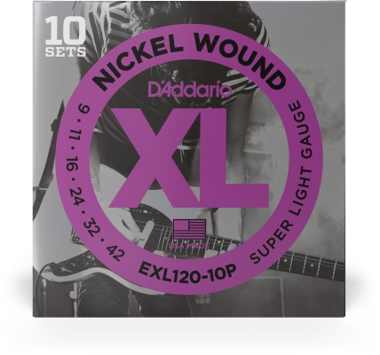 Daddario EXL120-10P Super Light 09-42
