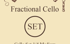 Corzi pentru violoncel Larsen Corzi violoncel Original Fractional  Set 1/4