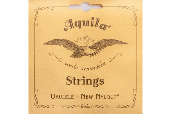55U - New Nylgut Series, Ukulele String Set - Concert, GCEA Tuning (High-G, 3rd String Red Series)