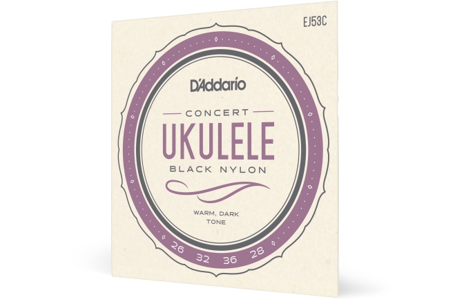 Corzi ukulele  Daddario EJ53C Pro-Arté Rectified Hawaiian-Concert