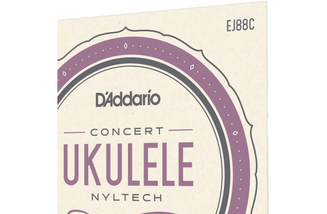 Corzi ukulele Daddario EJ88C Nyltech Concert