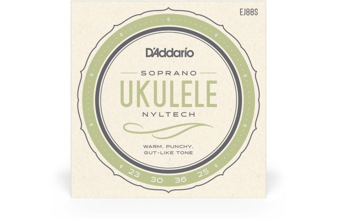 Corzi ukulele Daddario EJ88S Nyltech Soprano