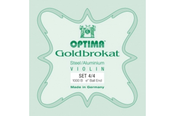 Optima Lenzner Goldbrokat Violin Set 4/4