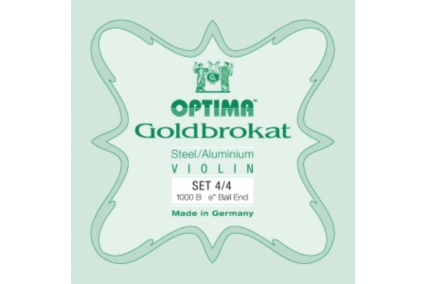 Optima Lenzner Goldbrokat Violin Set 4/4