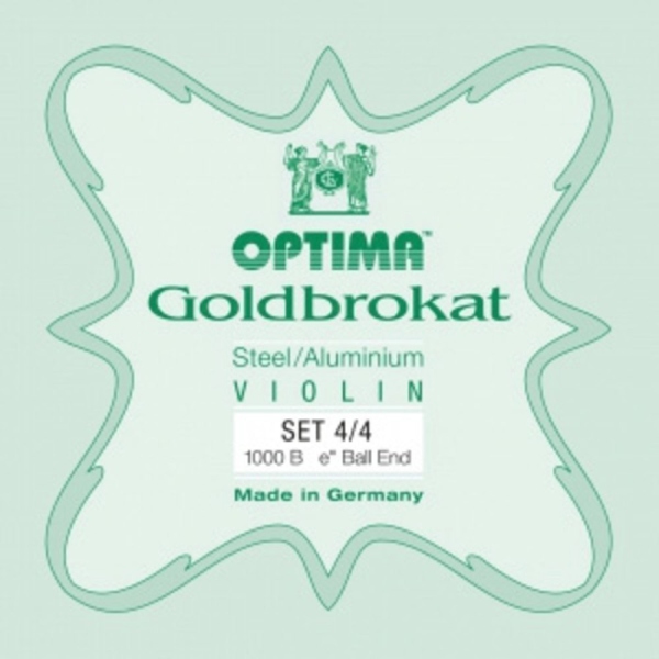 Optima Lenzner Goldbrokat Violin Set 4/4
