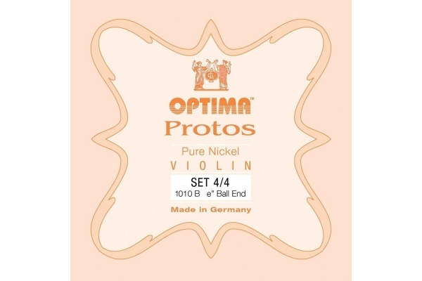 Optima Protos Violin Pure Nickel Set 4/4