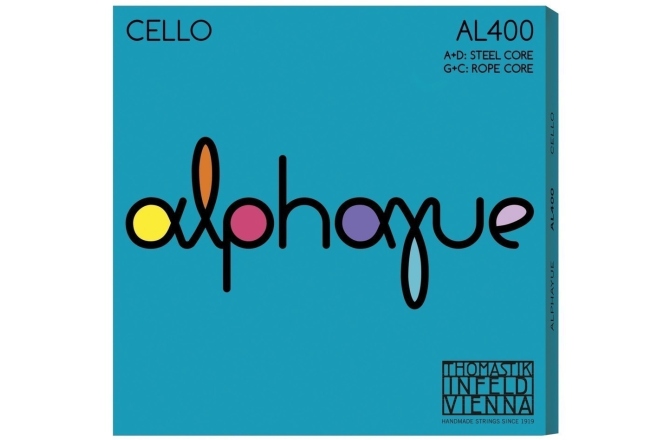 Corzi violoncel Thomastik Alphayue AL400 Cello Set