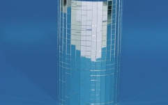 Covoraș de oglindă din material flexibil Eurolite Mirror Mat 200x200mm, 10x10mm mirrors