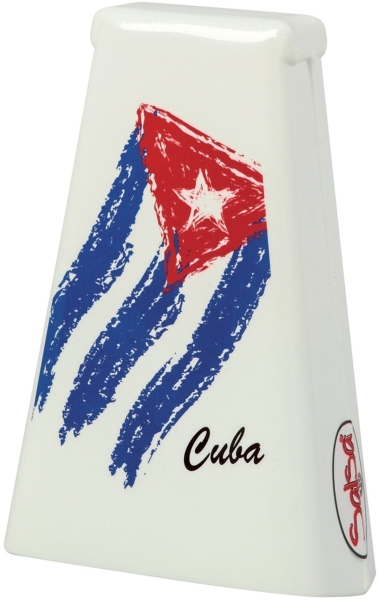 Latin Percussion CowBell Bongo Heritage Cuban Flag