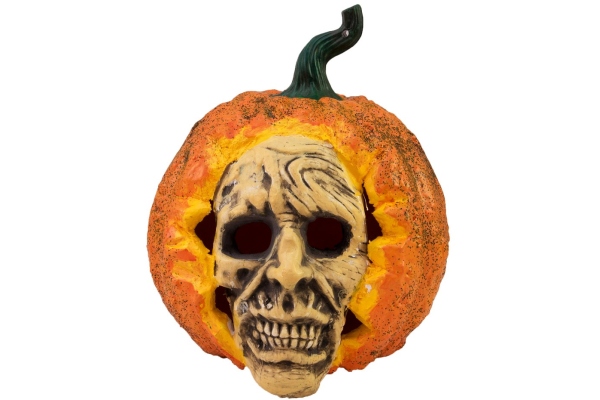 Europalms Halloween Skull Pumpkin, 26cm