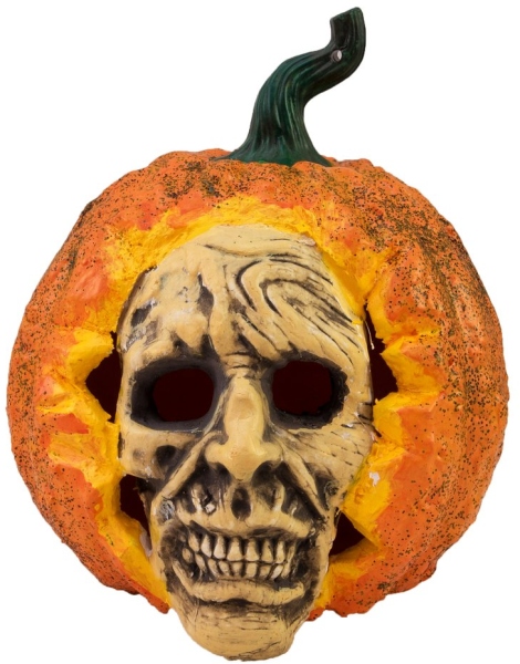 Europalms Halloween Skull Pumpkin, 26cm