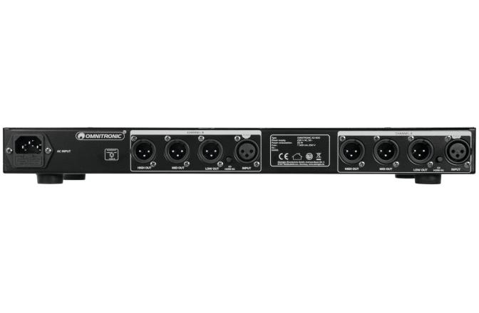 Crossover Omnitronic XO-300 Active Crossover