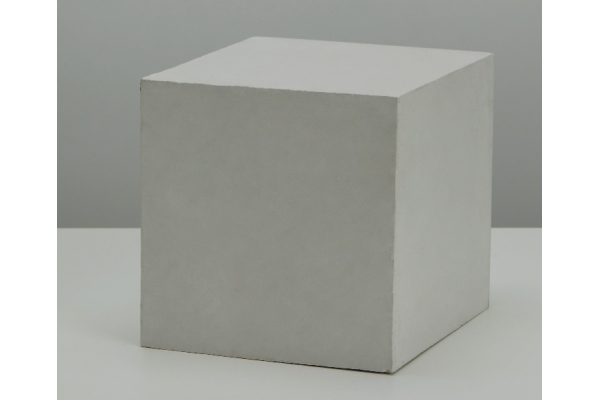 Cub Basotect G+ Gri deschis 400x400x400 Cu husa