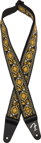 Fender Pasadena Woven Strap Yellow Lotus 2