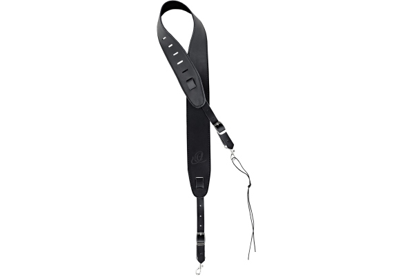 Ortega Banjostrap Leather Black