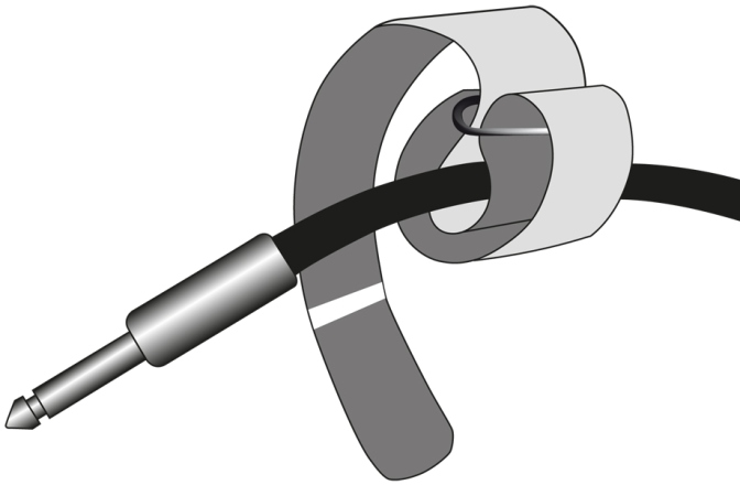 Curea cabluri Adam Hall  VR-5050 BLK