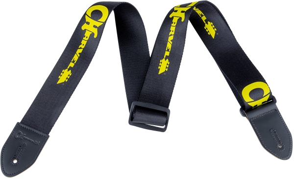 Chauvet Charvel Strap Black with Yellow Logo