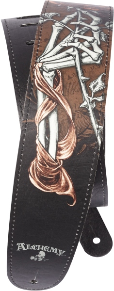 Daddario Alchemy Leather Guitar Strap Cryptorosa