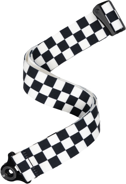 Daddario Auto Lock Guitar Strap Skater Checkerboard