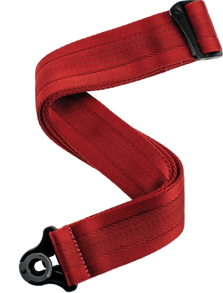 Daddario Auto Lock Strap Blood Red