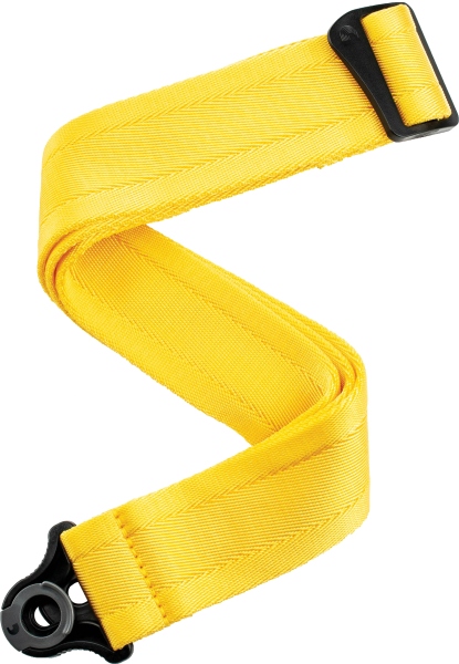 Daddario Auto Lock Strap Mellow Yellow