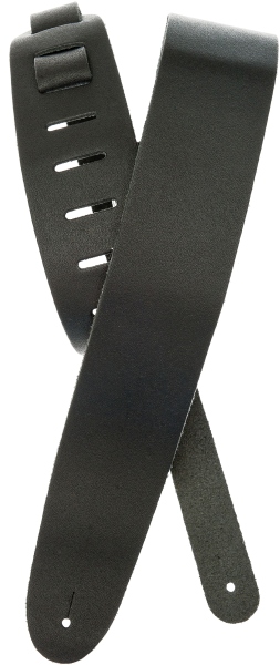Daddario Basic Classic Leather Guitar Strap Black