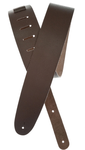 Daddario Basic Classic Leather Guitar Strap Brown
