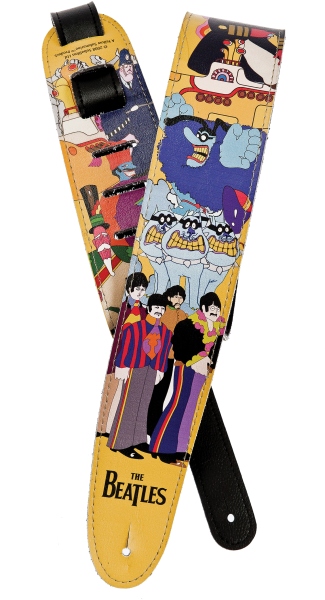 Daddario Beatles Guitar Strap Yellow Submarine